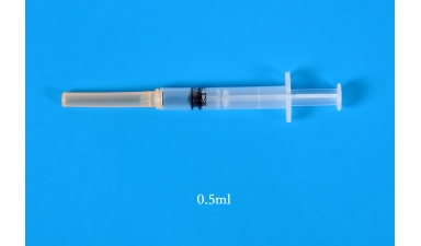 Sterile auto-disable syringes for single use